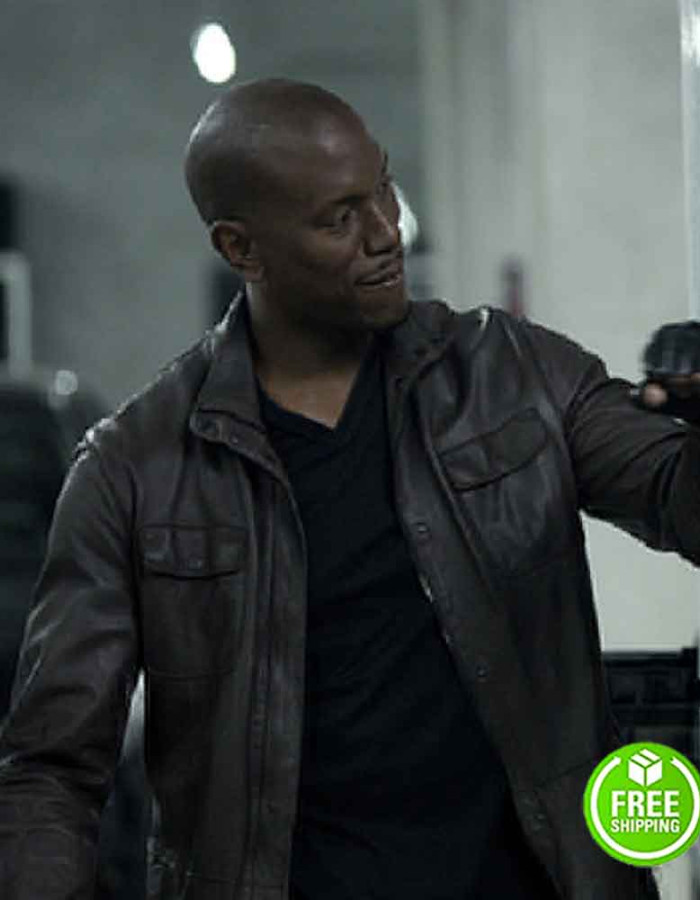 FAST AND FURIOUS 7 TYRESE GIBSON (ROMAN PEARCE) BLACK LEATHER JACKET FAST AND FURIOUS 7 TYRESE GIBSON (ROMAN PEARCE) BLACK LEATHER JACKET