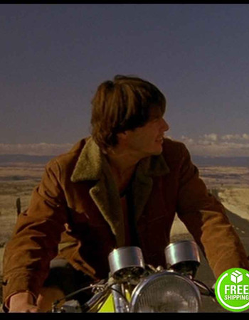 My Own Private Idaho Keanu Reeves Scott Favor Shearling Suede Leather Jacket