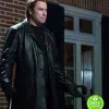 I AM WRATH JOHN TRAVOLTA (STANLEY HILL) BLACK LEATHER COAT