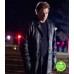 I AM WRATH JOHN TRAVOLTA (STANLEY HILL) BLACK LEATHER COAT