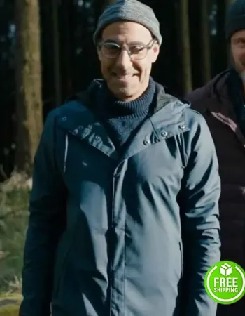 SUPERNOVA STANLEY TUCCI (TUSKER) BLACK COTTON HOODED JACKET
