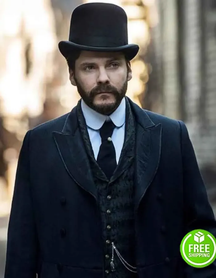 THE ALIENIST DANIEL BRUHL (DR. LASZLO KREIZLER) BLACK COAT