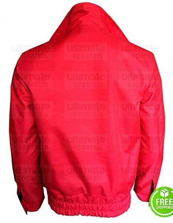 THE FURY OF LIVING JAMES DEAN (JIM STARK) RED COTTON JACKET 