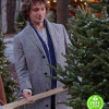 THE KNIGHT BEFORE CHRISTMAS JOSH WHITEHOUSE (SIR COLE) GREY WOOL COAT