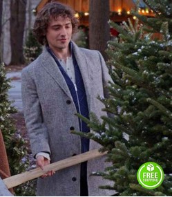 THE KNIGHT BEFORE CHRISTMAS JOSH WHITEHOUSE (SIR COLE) GREY WOOL COAT