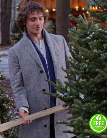 THE KNIGHT BEFORE CHRISTMAS JOSH WHITEHOUSE (SIR COLE) GREY WOOL COAT