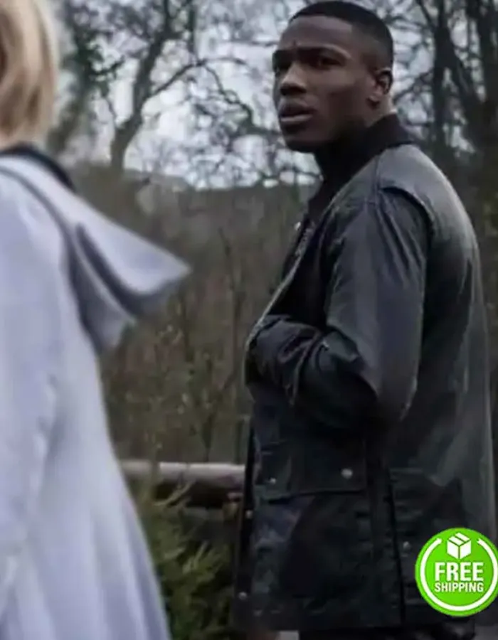 DOCTOR WHO TOSIN COLE (RYAN SINCLAIR) BLACK JACKET
