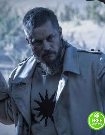 RAISED BY WOLVES TRAVIS FIMMEL (MARCUS) WHITE TRENCH COAT