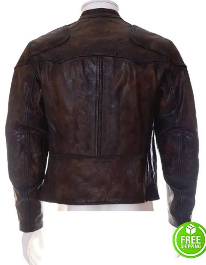 VENOM TOM HARDY (EDDIE BROCK) BROWN LEATHER JACKET