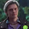WANDAVISION EVAN PETERS (PIETRO MAXIMOFF) BLACK LEATHER JACKET