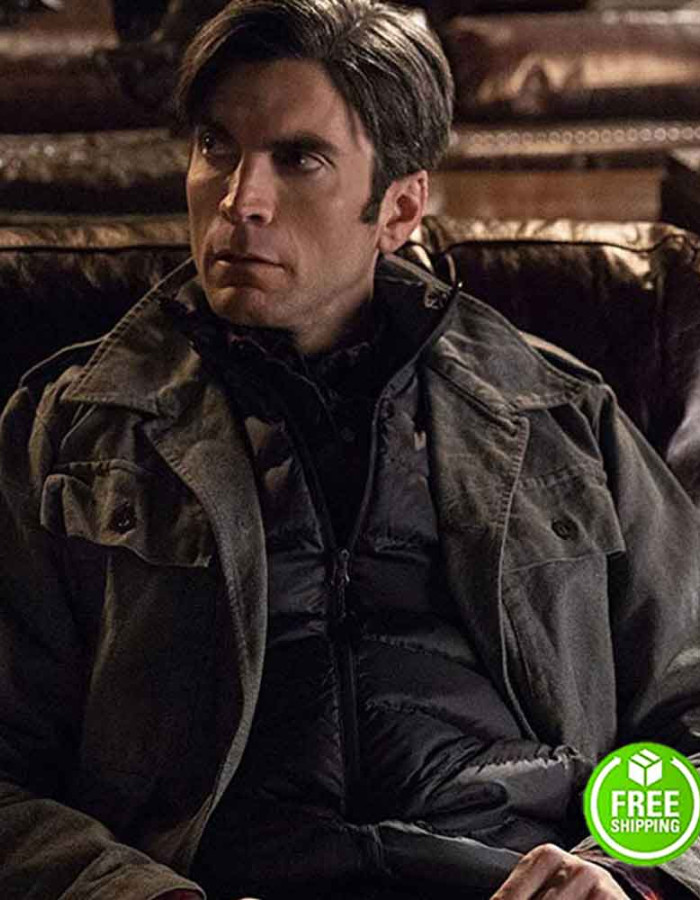 YELLOWSTONE WES BENTLEY (JAMIE DUTTON) GREY COTTON JACKET