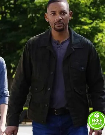 GEMINI MAN WILL SMITH (HENRY BROGAN) BLACK COTTON JACKET