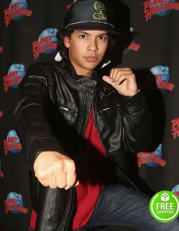 COBRA KAI XOLO MARIDUENA (MIGUEL DIAZ) PLANET HOLLYWOOD LEATHER JACKET