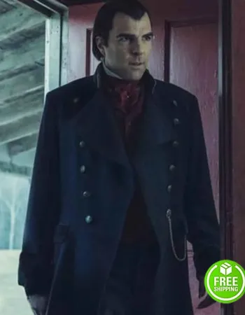 NOS4A2 ZACHARY QUINTO (CHARLIE MANX) WOOL TRENCH COAT NOS4A2 ZACHARY QUINTO (CHARLIE MANX) WOOL TRENCH COAT
