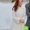 ONE ROYAL HOLIDAY LAURA OSNES (ANNA JORDAN) WHITE WOOL COAT