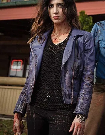 ASH VS EVIL DEAD KELLY MAXWELL LEATHER JACKET