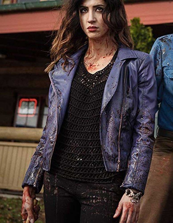 ASH VS EVIL DEAD KELLY MAXWELL LEATHER JACKET ASH VS EVIL DEAD KELLY MAXWELL LEATHER JACKET