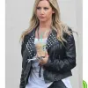 ASHLEY TISDALE BLACK STUDDED LEATHER JACKET ASHLEY TISDALE BLACK STUDDED LEATHER JACKET