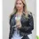 ASHLEY TISDALE BLACK STUDDED LEATHER JACKET