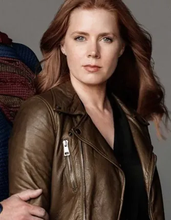 BATMAN V SUPERMAN DAWN OF JUSTICE AMY ADAMS LEATHER JACKET