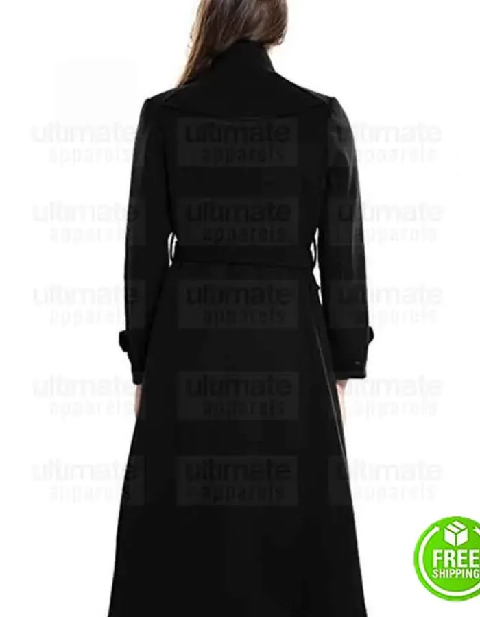 BATWOMAN SEASON 2 MEAGAN TANDY (SOPHIE MOORE) BLACK TRENCH COAT BATWOMAN SEASON 2 MEAGAN TANDY (SOPHIE MOORE) BLACK TRENCH COAT