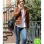 EMMA WATSON BROWN LEATHER JACKET