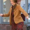 BIRD BOX SARAH PAULSON BROWN BLAZER COAT