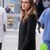 MANIFEST MELISSA ROXBURGH (MICHAELA STONE) BLACK WOOL COAT MANIFEST MELISSA ROXBURGH (MICHAELA STONE) BLACK WOOL COAT