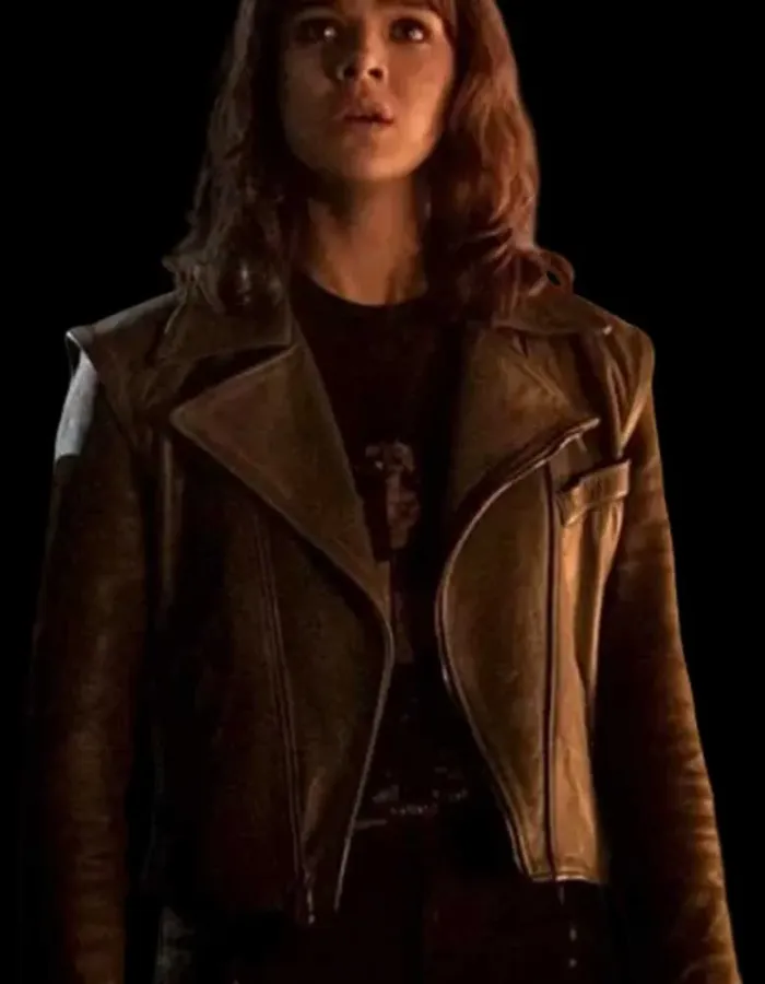 BUMBLEBEE HAILEE STEINFELD BLACK JACKET BUMBLEBEE HAILEE STEINFELD BLACK JACKET