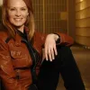 CSI MARG HELGENBERGER BROWN JACKET CSI MARG HELGENBERGER BROWN JACKET