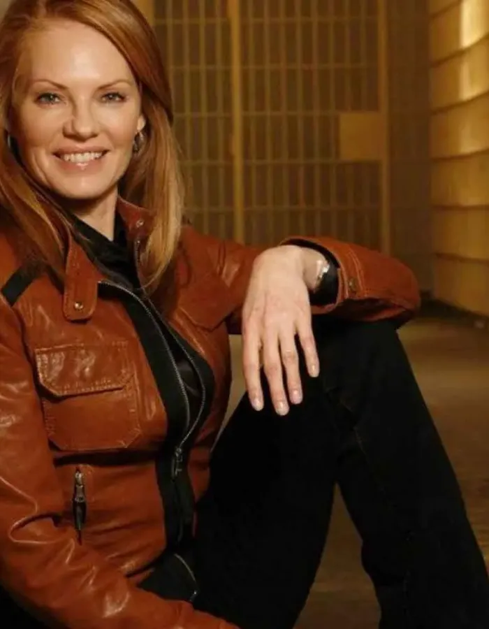 CSI MARG HELGENBERGER BROWN JACKET CSI MARG HELGENBERGER BROWN JACKET