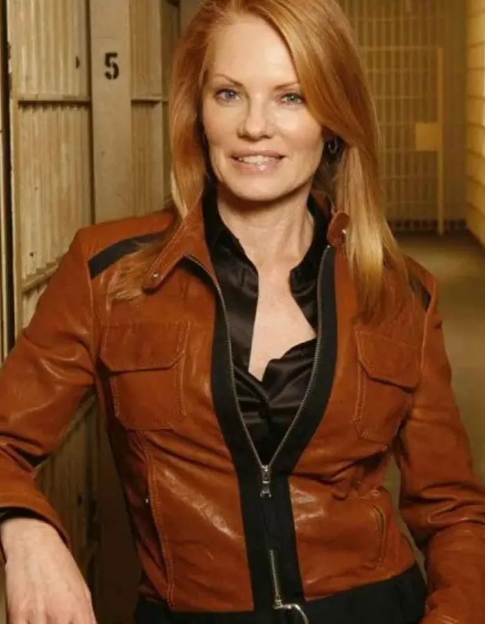 CSI MARG HELGENBERGER BROWN JACKET CSI MARG HELGENBERGER BROWN JACKET