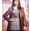 DOCTOR WHO CATHERINE TATE (DONNA NOBLE) LEATHER COAT DOCTOR WHO CATHERINE TATE (DONNA NOBLE) LEATHER COAT