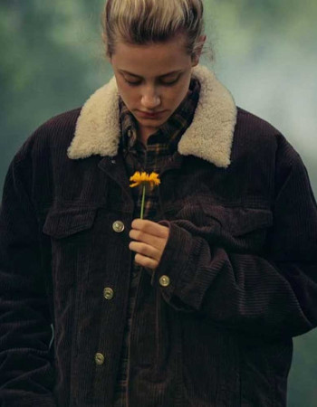 LILI REINHART CHEMICAL HEARTS GRACE TOWN BROWN JACKET LILI REINHART CHEMICAL HEARTS GRACE TOWN BROWN JACKET