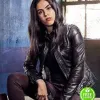 CONDOR LEEM LUBANY (GABRIELLE JOUBERT) BLACK LEATHER JACKET CONDOR LEEM LUBANY (GABRIELLE JOUBERT) BLACK LEATHER JACKET