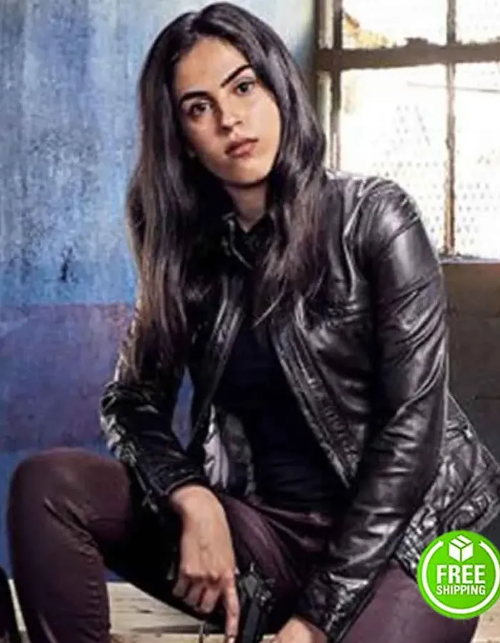 CONDOR LEEM LUBANY (GABRIELLE JOUBERT) BLACK LEATHER JACKET CONDOR LEEM LUBANY (GABRIELLE JOUBERT) BLACK LEATHER JACKET