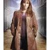 DOCTOR WHO CATHERINE TATE (DONNA NOBLE) LEATHER COAT DOCTOR WHO CATHERINE TATE (DONNA NOBLE) LEATHER COAT