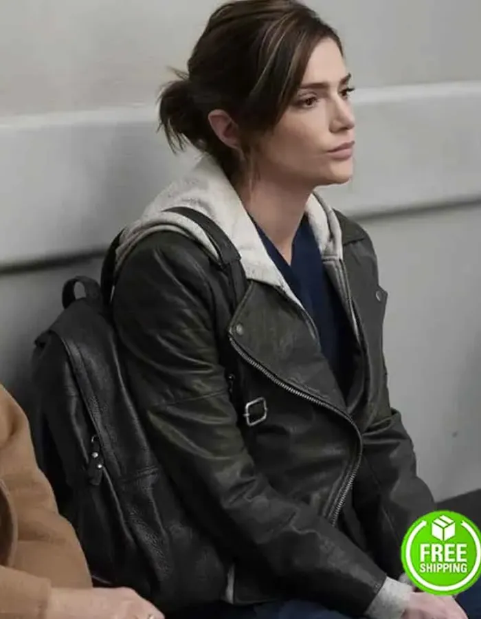 NEW AMSTERDAM JANET MONTGOMERY (DR. LAUREN BLOOM) BLACK LEATHER JACKET