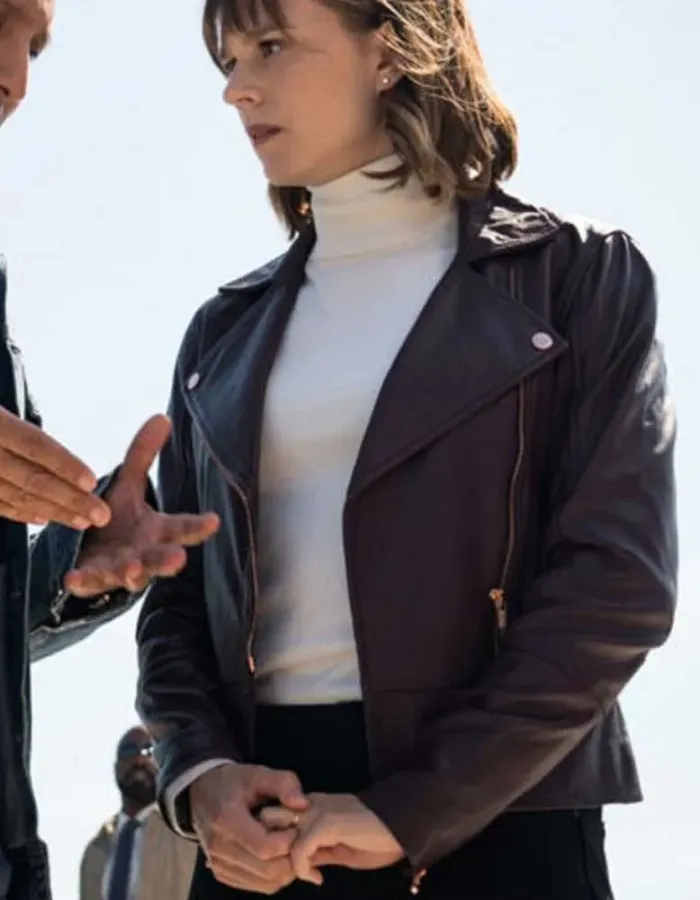 EVIL KATJA HERBERS PURPLE LEATHER JACKET EVIL KATJA HERBERS PURPLE LEATHER JACKET