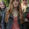 FATE THE WINX SAGA ABIGAIL COWEN BLACK LEATHER JACKET