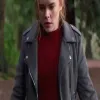 FATE THE WINX SAGA ABIGAIL COWEN BLACK LEATHER JACKET
