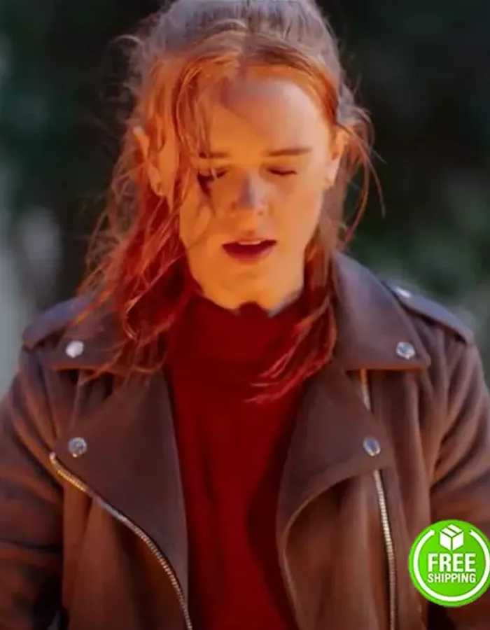 FATE: THE WINX SAGA HANNAH VAN DER WESTHUYSEN (STELLA) MAROON LEATHER JACKET FATE: THE WINX SAGA HANNAH VAN DER WESTHUYSEN (STELLA) MAROON LEATHER JACKET