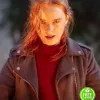 FATE: THE WINX SAGA HANNAH VAN DER WESTHUYSEN (STELLA) MAROON LEATHER JACKET FATE: THE WINX SAGA HANNAH VAN DER WESTHUYSEN (STELLA) MAROON LEATHER JACKET