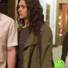 SHAMELESS EMMY ROSSUM (FIONA GALLAGHER) GREEN COTTON JACKET SHAMELESS EMMY ROSSUM (FIONA GALLAGHER) GREEN COTTON JACKET