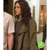 SHAMELESS EMMY ROSSUM (FIONA GALLAGHER) GREEN COTTON JACKET 