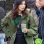 THE ETERNALS GEMMA CHAN (SERSI) GREEN COTTON TRENCH COAT
