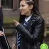 GET EVEN MIA MCKENNA-BRUCE (BREE) BLACK LEATHER JACKET