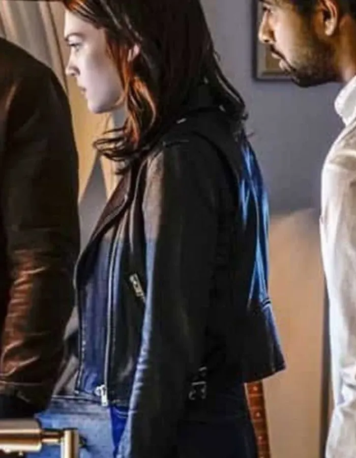 God Friended Me Violett Beane Leather Jacket God Friended Me Violett Beane Leather Jacket