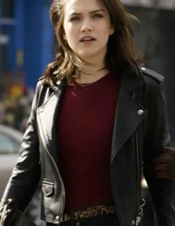 God Friended Me Violett Beane Leather Jacket