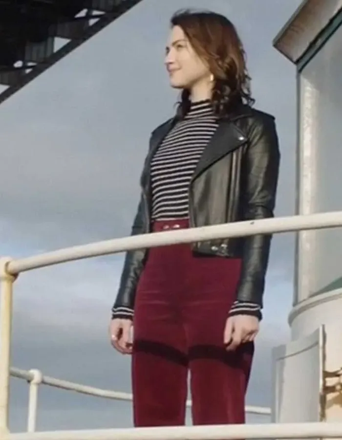 God Friended Me Violett Beane Leather Jacket God Friended Me Violett Beane Leather Jacket